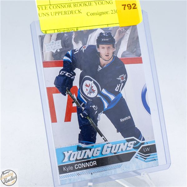 KYLE CONNOR ROOKIE YOUNG GUNS UPPERDECK