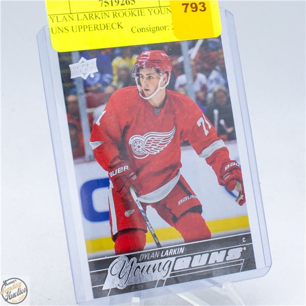 DYLAN LARKIN ROOKIE YOUNG GUNS UPPERDECK