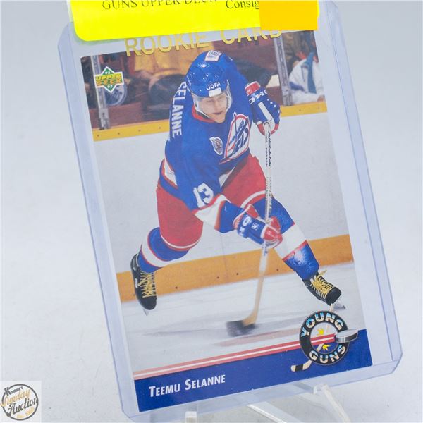 TEEMU SELANNE ROOKIE YOUNG GUNS UPPER DECK