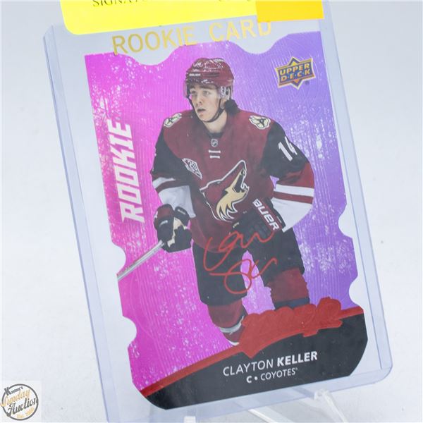 CLAYTON KELLER ROOKIE SIGNATURE MVP UPPERDECK