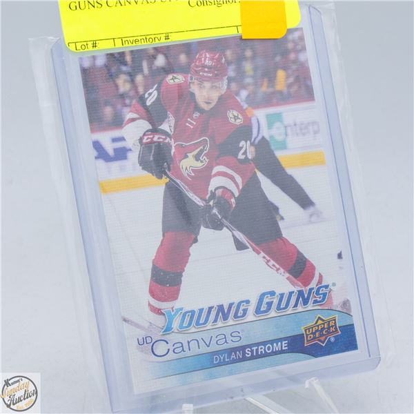 DYLAN STROME ROOKIE YOUNG GUNS CANVAS UPPERDECK