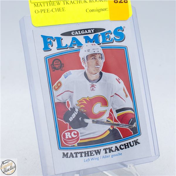 MATTHEW TKACHUK ROOKIE O-PEE-CHEE