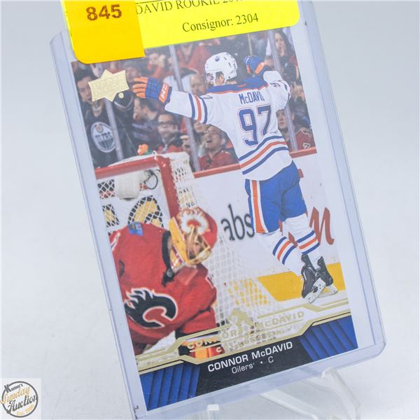 CONNOR MCDAVID ROOKIE 2015-16 UPPERDECK