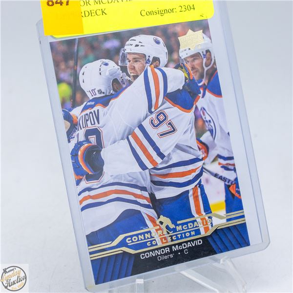 CONNOR MCDAVID ROOKIE 2015-16 UPPERDECK