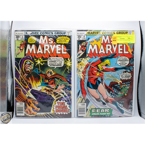 MS MARVEL #4 & 14 COLLECTOR COMICS
