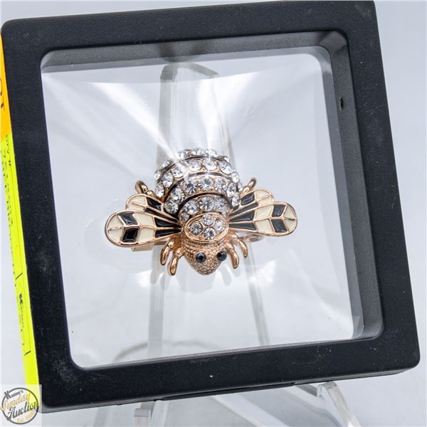 NEW BUMBLEBEE BROOCH 1.5”X1.1”