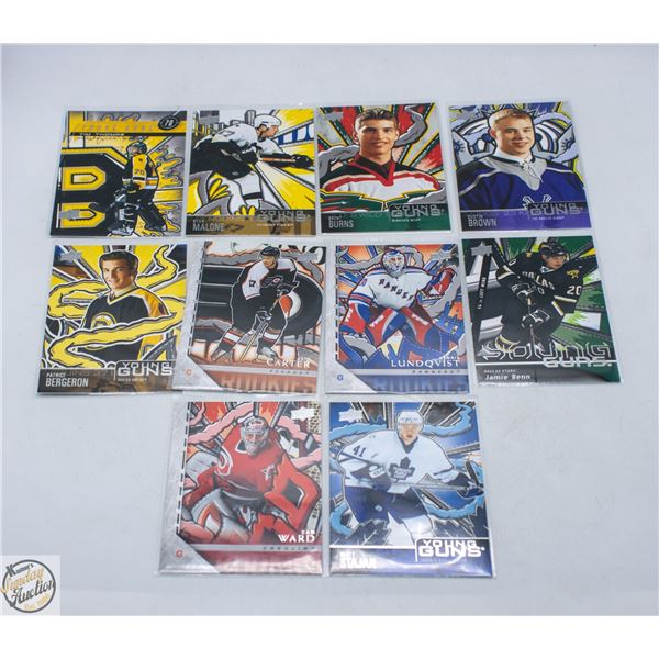 10 YOUNG GUN RENEWED HOCKEY CARDS
