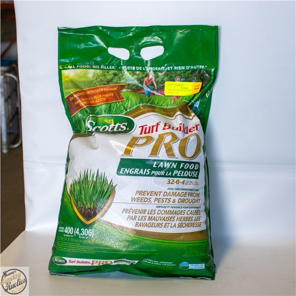 SCOTTS TURF BUILDER PRO LAWN FOOD 5.2 KG
