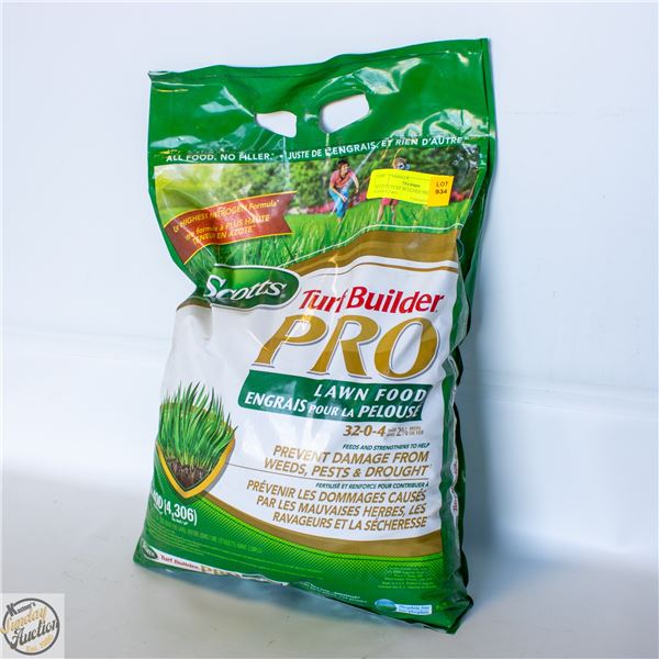 SCOTTS TURF BUILDER PRO LAWN FOOD 5.2 KG