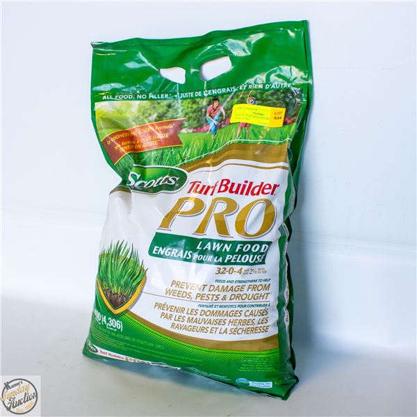 SCOTTS TURF BUILDER PRO LAWN FOOD 5.2 KG