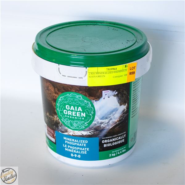 2 KG MINERALIZED PHOSPHATE GAIA GREEN