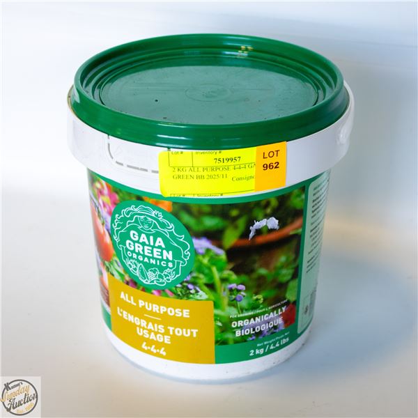 2 KG ALL PURPOSE 4-4-4 GAIA GREEN BB 2025/11
