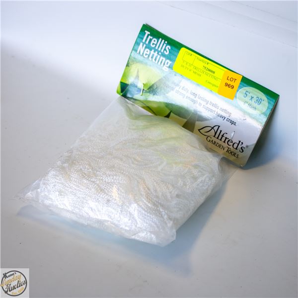 5’ X 30’ TRELLIS NETTING – HEAVY DUTY 6” MESH