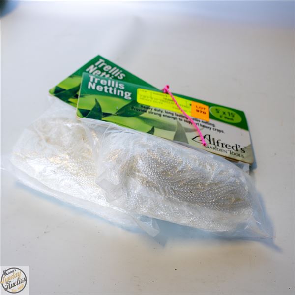 2 @ 5’ X 15’ TRELLIS NETTING – HEAVY DUTY