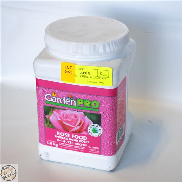 1.8 KG ROSE FOOD 8-14-12 GARDEN PRO