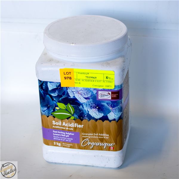 2 KG SOIL ACIDIFIER FAST ACTING SULPHUR