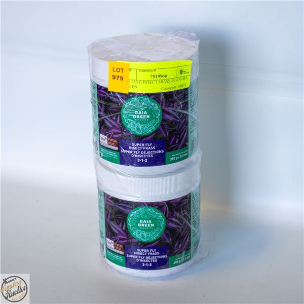 2 @ 250 G INSECT FRASS 3-1-2 GAIA GREEN