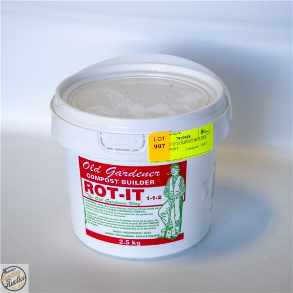 2.5 KG ROT-IT COMPOST BUILDER 1-1-2 COMPOST