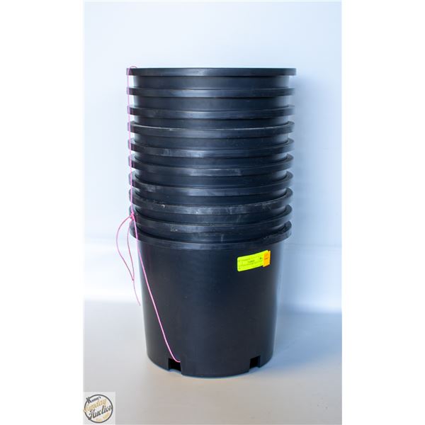 10 @ 5 GALLON HARD SQUAT POT - NEW