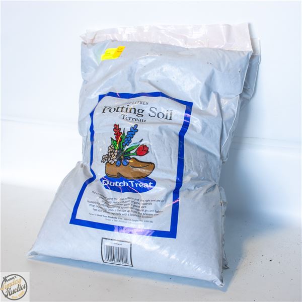 TWO BAGS 10 L EACH OF POTTING SOIL