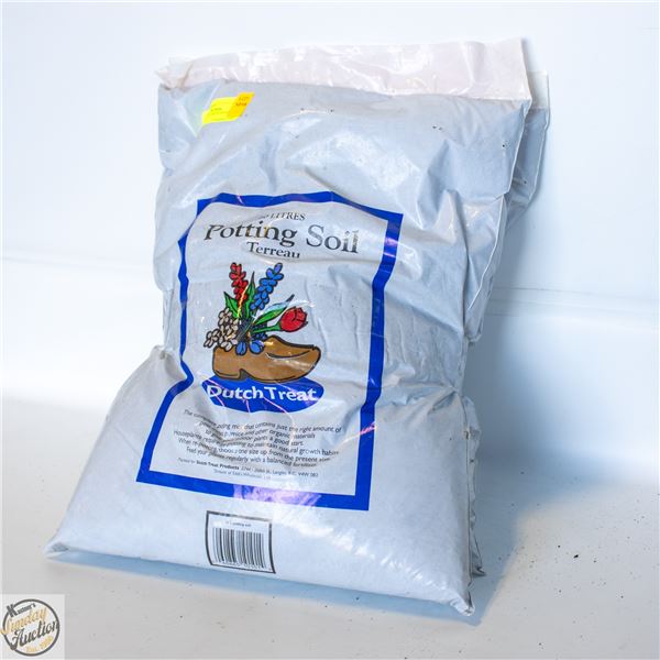 TWO BAGS 10 L EACH OF POTTING SOIL