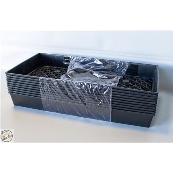NEW 10 MESH BOTTOM 1020 TRAYS FOR