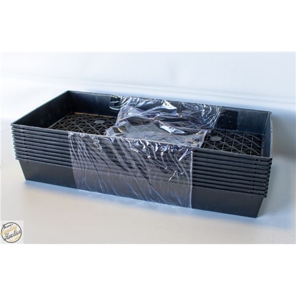 NEW 10 MESH BOTTOM 1020 TRAYS FOR