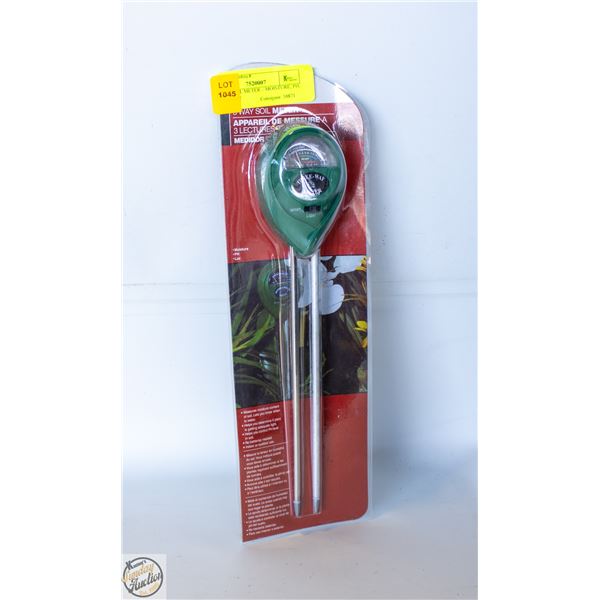 3 WAY SOIL METER – MOISTURE, PH, LUX/LIGHT
