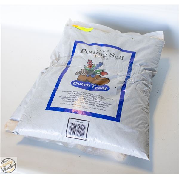 TWO BAGS 10 L EACH OF POTTING SOIL