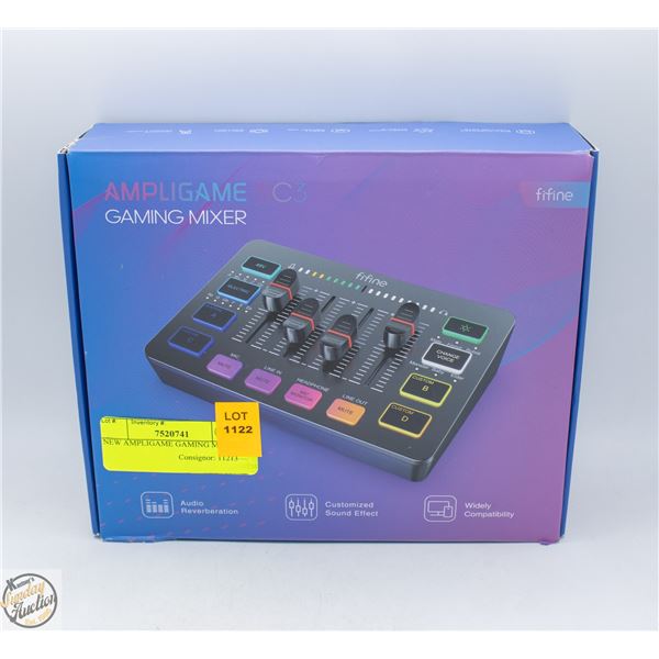 NEW AMPLIGAME GAMING MIXER