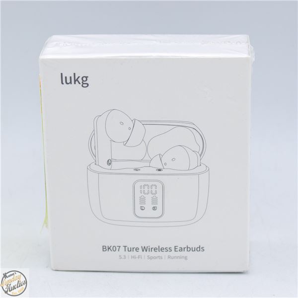 BRAND NEW SEALED LUKG WIRELESS EARBUDS W. LCD