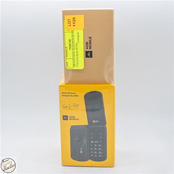 BRAND NEW SEALED FLIP PHONE UNLOCKED WITH