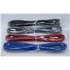 Image 1 : BRAND NEW 4 PACK USB TO USB-C BRAIDED CABLE 10FT