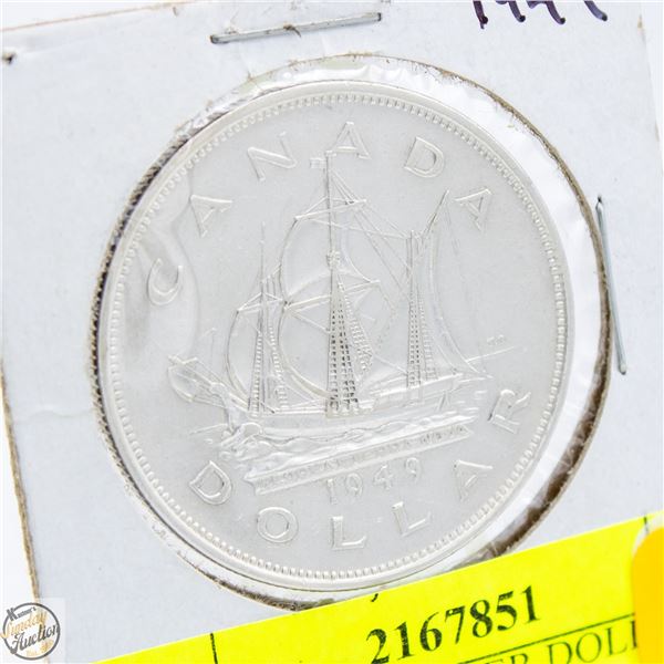 1949 CANADA SILVER DOLLAR