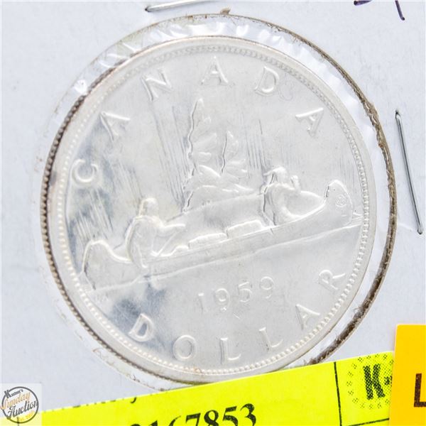 1959 CANADA SILVER DOLLAR