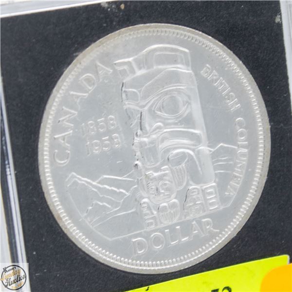 1958 CANADA SILVER DOLLAR