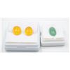 Image 1 : #289-NATURAL CHALCEDONY 15.16CT& AVENTURINE 4.75CT