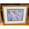Image 1 : FRAMED VICTORIAN ART PRINT "THE DREAMERS"-