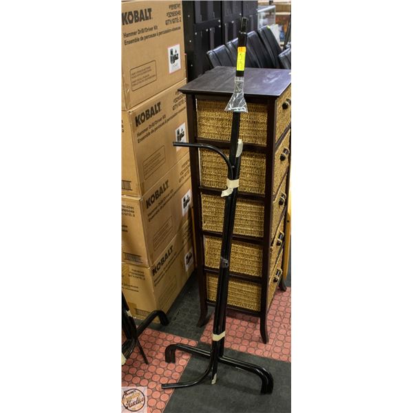 IKEA BLACK METAL CLOTHES RACK- 60" X 40"