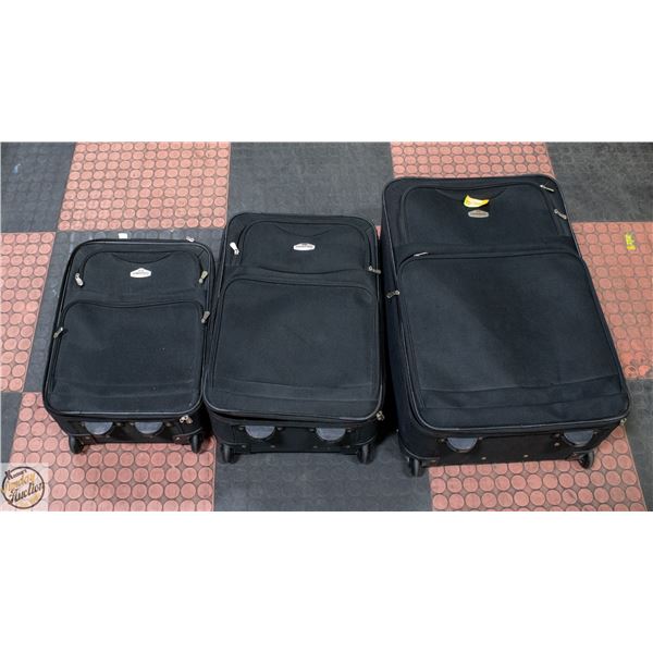 3PC SUITCASES 20" 23" & 28"
