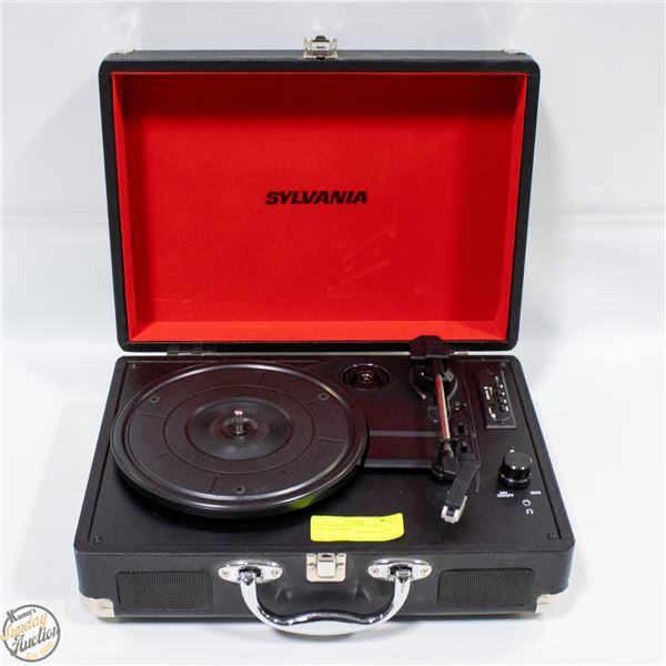 PORTABLE RECORD PLAYER IN CASE/ NO CORD