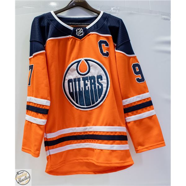 OILERS MCDAVID #97 JERSEY ADULT SIZE SMALL