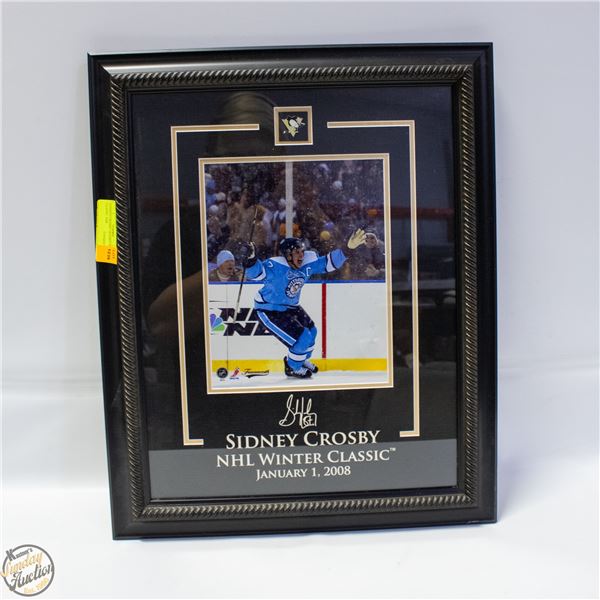 SYDNEY CROSBY FRAMED WINTER CLASSIC 2008