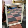 Image 1 : 2 LARGE WHITE FRAMED MIRRORS