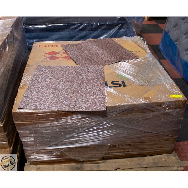 1260 SF - 2MM RED AND BROWN GLUEDOWN VINYL- GN4537