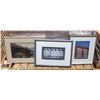 Image 1 : LOT OF THREE FRAMED PICTURES