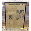 Image 1 : FRAMED EDMONTON JOURNAL MARCH 8, 1978