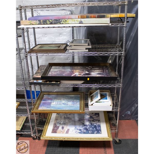 RACKED ALL ARTWORK CONTENTS *RACK NOT INCLUDED*