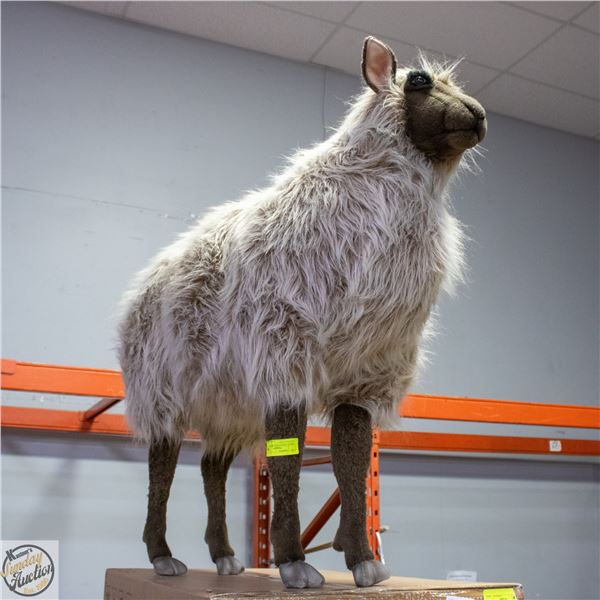 HANSA GENTLE EWE LIFE-SIZED PLUSH METAL REINFORCED