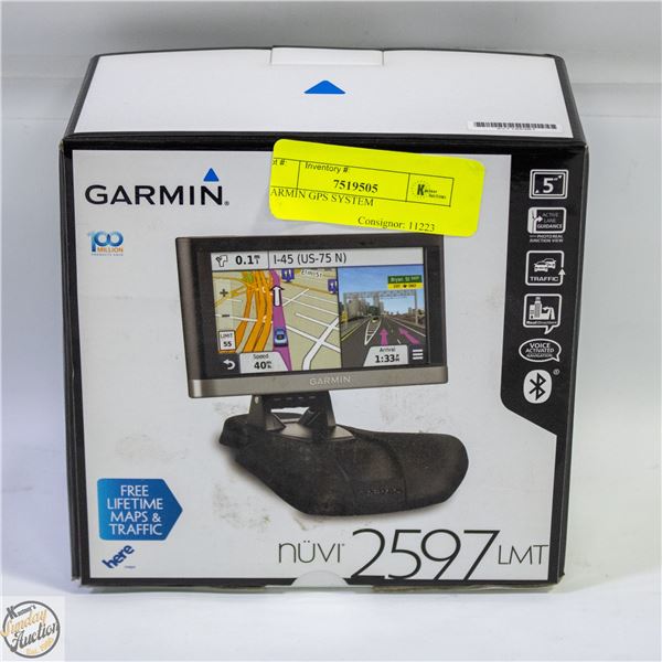 GARMIN GPS SYSTEM IN BOX